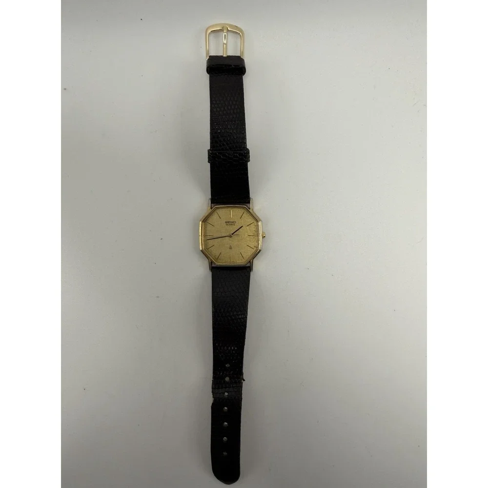 Seiko 6030-5590 Chariot Octagon New Battery Mens Watch 30MM 7.25